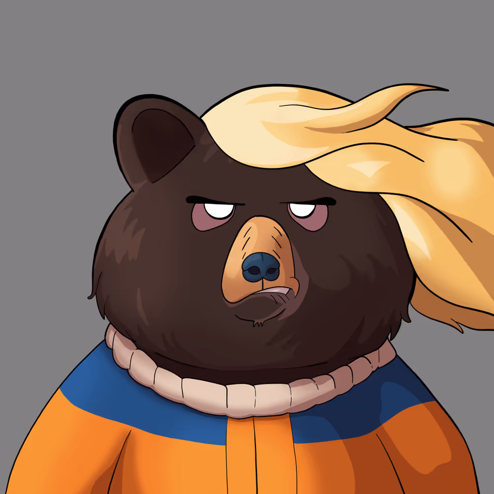 #5527 • Dowdy Nasty Shadow Bear