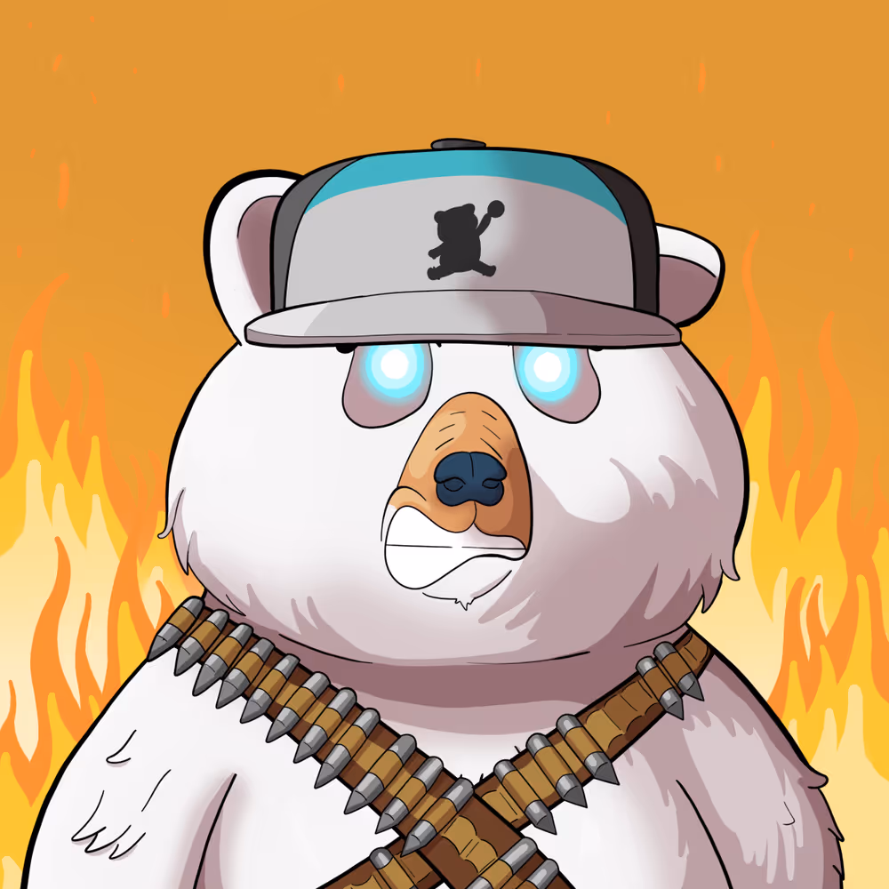 #5533 • Chunky Furry Chalky Bear