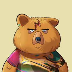 #3818 • Cakey Zippy Blonde Bear
