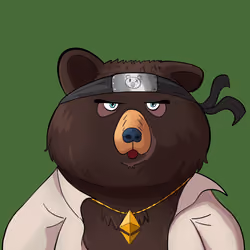 #1291 • Classy Looey Ink Bear