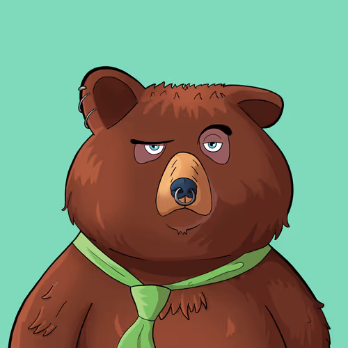 #2176 • Cakey Rich Brown Bear