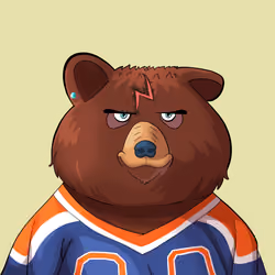 #5503 • Bulgy Handsome Chocolate Bear