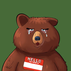 #4607 • Bored Cozy Brown Bear