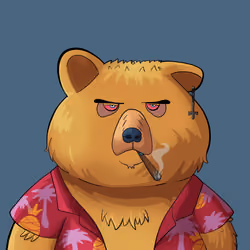 #1225 • Prickly Shaggy Nougat Bear