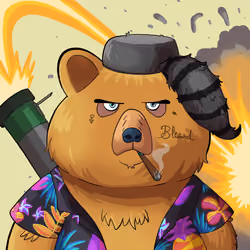 #4876 • Bored Squishy Toffee Bear