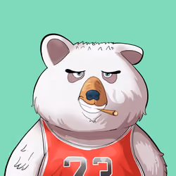 #3286 • Swiggity Primetime White Bear