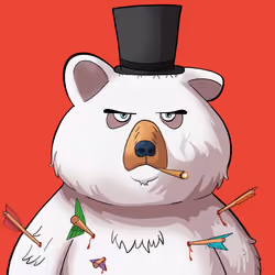 #503 • Stylin' Heavy Milky Bear