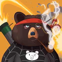 #1544 • Jabroni Silky Shadow Bear