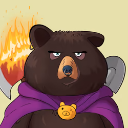 #5456 • Thorny Chewy Ink Bear