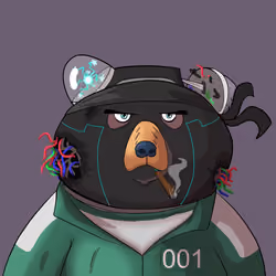 #529 • Bushy Spongy Iron Bear