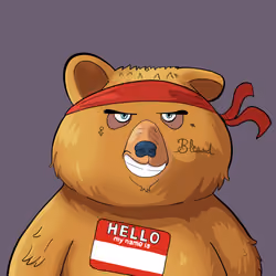 #4653 • Gooey Big-Nasty Toffee Bear