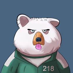 #1806 • Swiggity Suave White Bear