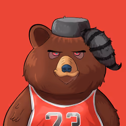 #504 • Tacky Steely Brown Bear