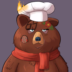 #4532 • Bulky Foo-foo Brown Bear