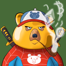 #3638 • Jaggy Smudgy Lux Bear
