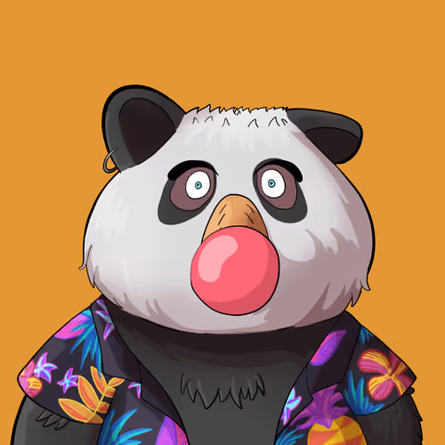 #2352 • Gooey Studly Panda Bear