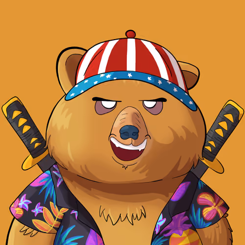 #5457 • Primetime Big-Nasty Nougat Bear
