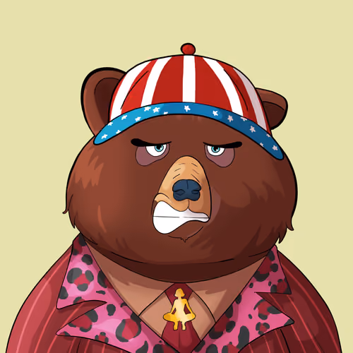 #4844 • Edumacated Choncho Brown Bear