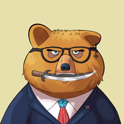 #2050 • Stylin' Bushy Honey Bear