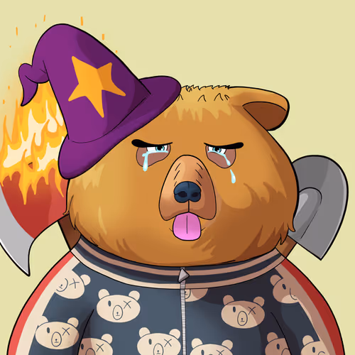 #5523 • Knobby Drunky Nougat Bear