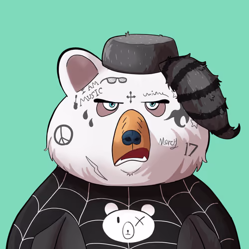 #3112 • Mojo Huggy Chalky Bear