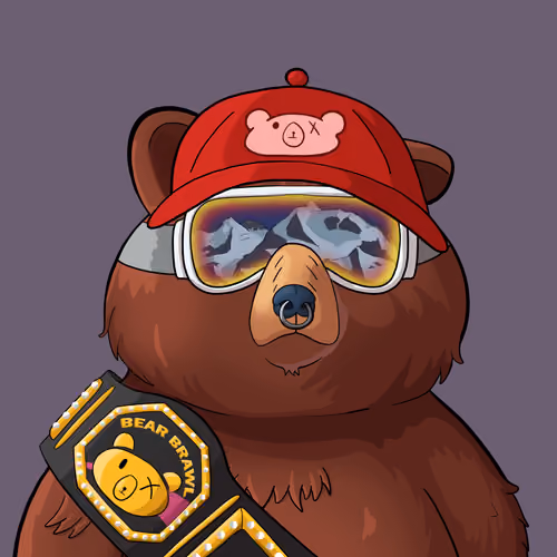 #804 • Yawny Jumbly Brown Bear