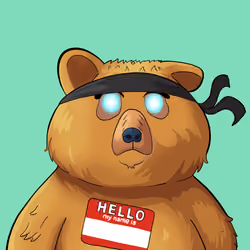 #1290 • Gooey Studly Toffee Bear