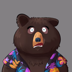 #926 • Frisky Wuzzy Shady Bear