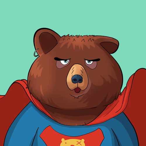 #4939 • Jaggy Wooly Brown Bear