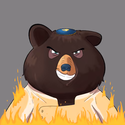 #5386 • Scooby Boujie Shadow Bear