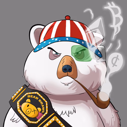 #4627 • Drippy Itchy White Bear