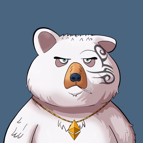 #3031 • Studly Shaggy Milky Bear