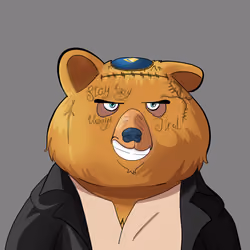 #4016 • Boujie Dowdy Butterscotch Bear
