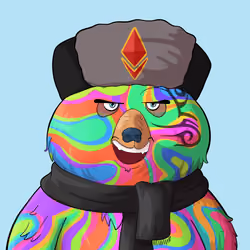 #2517 • Snuggy Knobby Zooted Bear