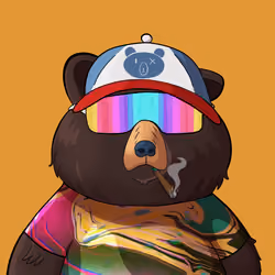 #1105 • Bulky Spongy Shady Bear