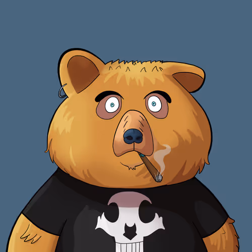 #1738 • Jaggy Moody Honey Bear