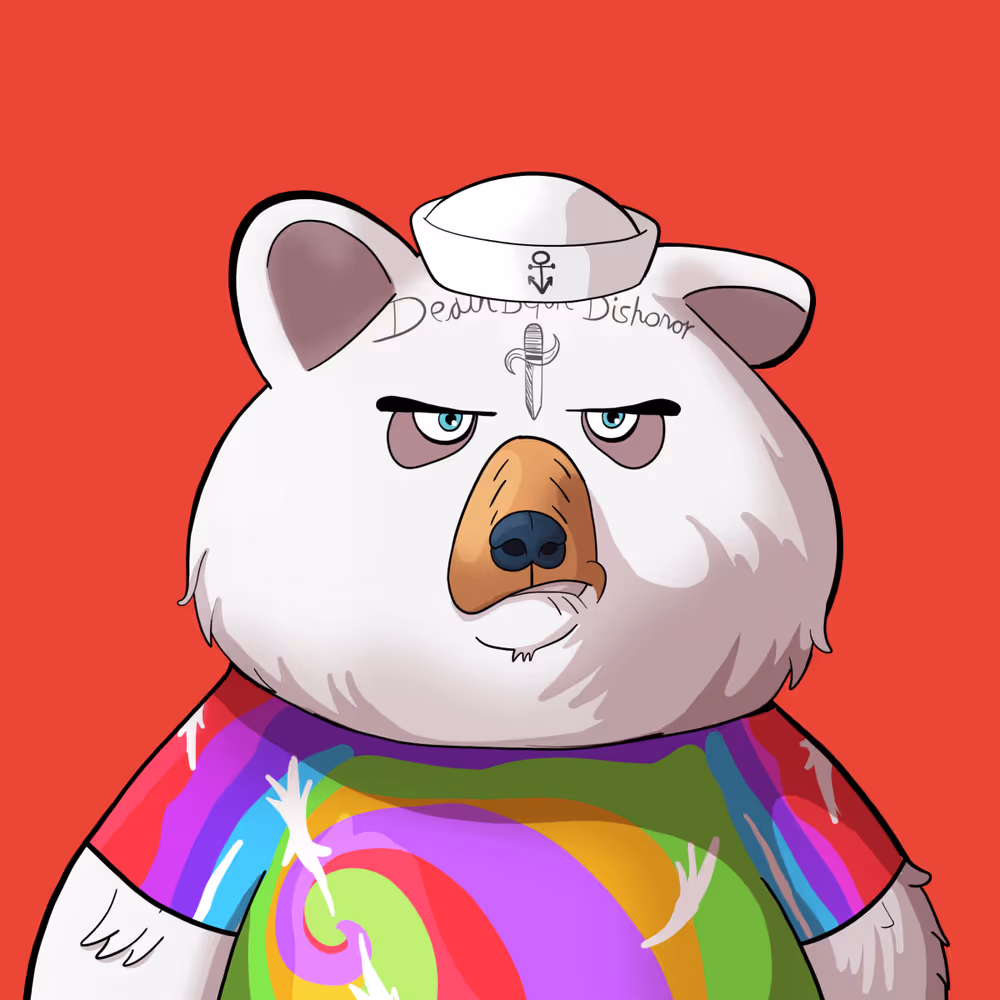 #5538 • Trumpy Steely Chalky Bear