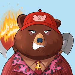 #5352 • Fuzzy Frizzy Chocolate Bear