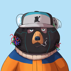 #4686 • Spongy Fiery Robot Bear