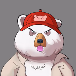 #3966 • Huggy Fluffy White Bear