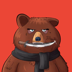 #1134 • Tidy Wuzzy Coffee Bear