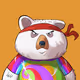 #2925 • Heavy Dowdy Albino Bear