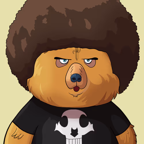 #5522 • Thorny Furry Toffee Bear