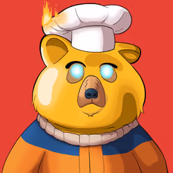 #3061 • Sneaky Itchy Golden Bear