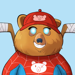 #2725 • Itchy Bulgy Blonde Bear