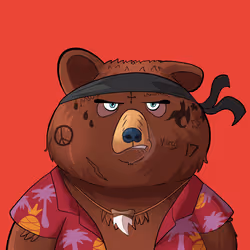 #4985 • Heavy Buttloaf Coffee Bear