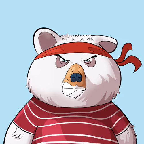 #350 • Wooly Knuckles Albino Bear
