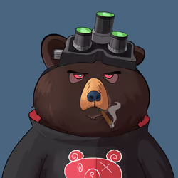 #3815 • Beefy Spongy Shadow Bear