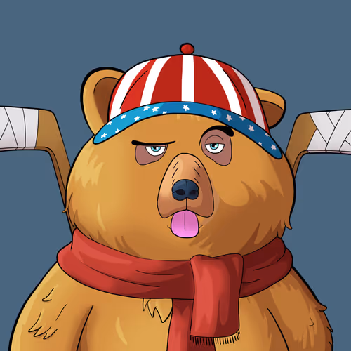 #413 • Bad-News Wuzzy Blonde Bear