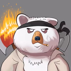 #2331 • Drunky Fuzzy Milky Bear